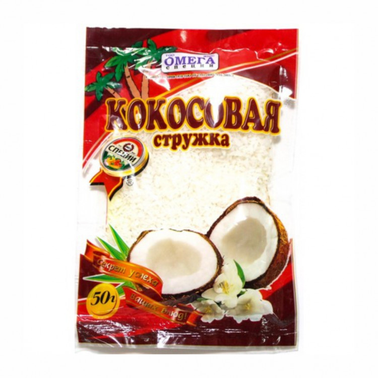 Омега Кокосовая стружка 50гр.(кор*60)