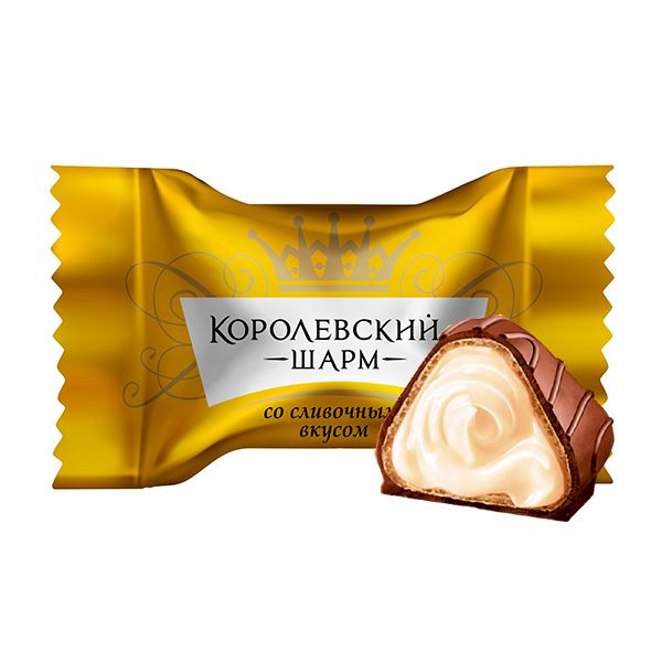 Лаконд 627 Конфеты вафельные Королевский шарм со сливочным вкусом 2 кг