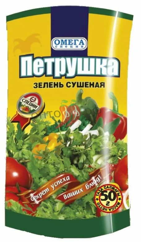 Омега Петрушка зелень 50гр. ДойПак (кор*40)