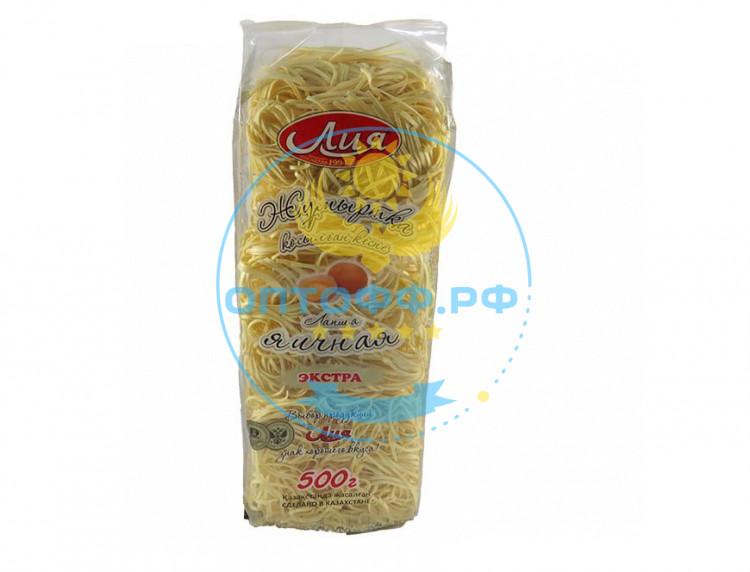 Лия Лапша яичная Экстра 500гр (кор*12)