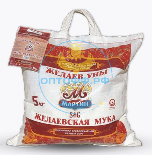 Желаево Мука 1/сорт 5 кг (мешок)