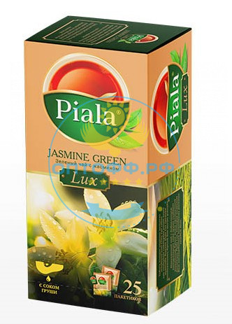 Чай Пиала Lux 25 пак. зеленый Jasmine Green (кор*48)