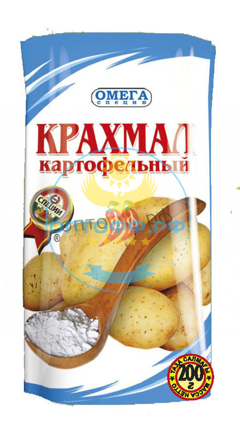 Омега Крахмал картофельный 200 гр ДойПак (кор*35)