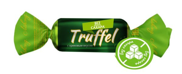 Лаконд 2688 конфеты TRUFFEL ореховый вкус без сахара 2 кг