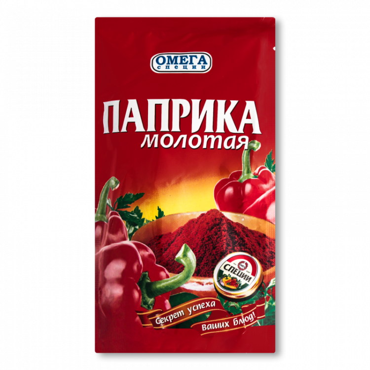 Омега Паприка молотая 150гр ДойПак (кор*40)