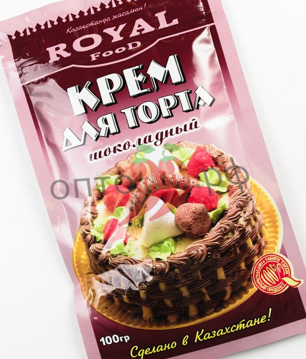 Роял Крем для торта 100гр шоколадный, дойпак (кор*50)