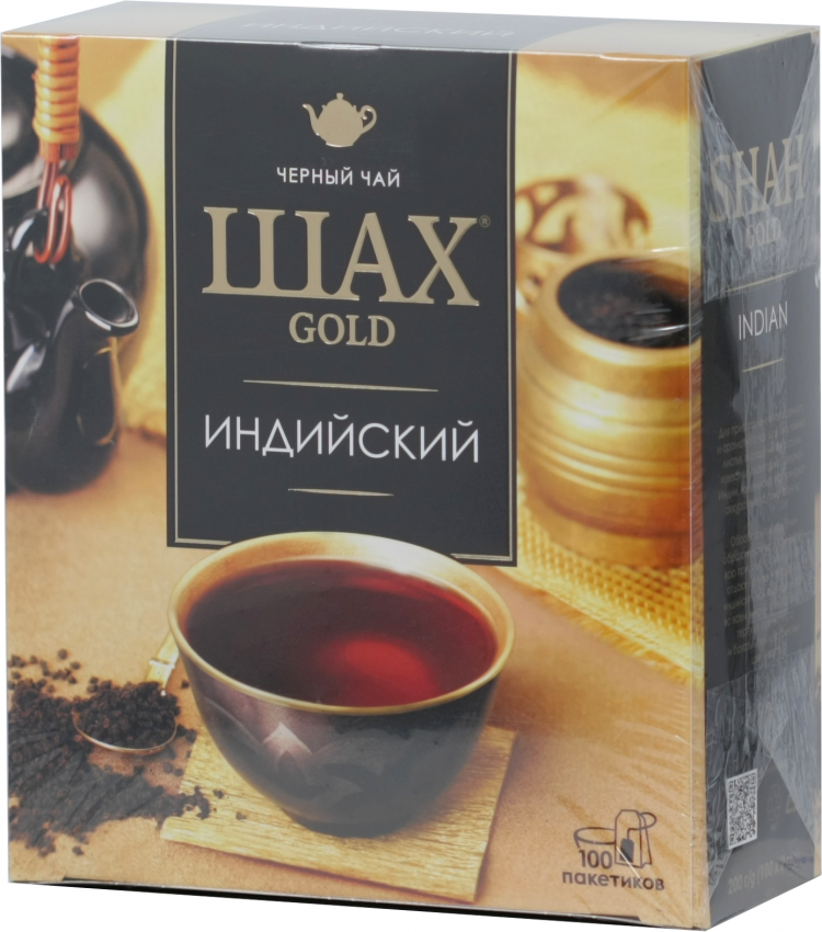 Чай Шах Голд 100 пакетов Индия (кор*18)