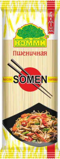 Кемми Лапша пшеничная PREMIUM SOMEN 250гр (кор*30)