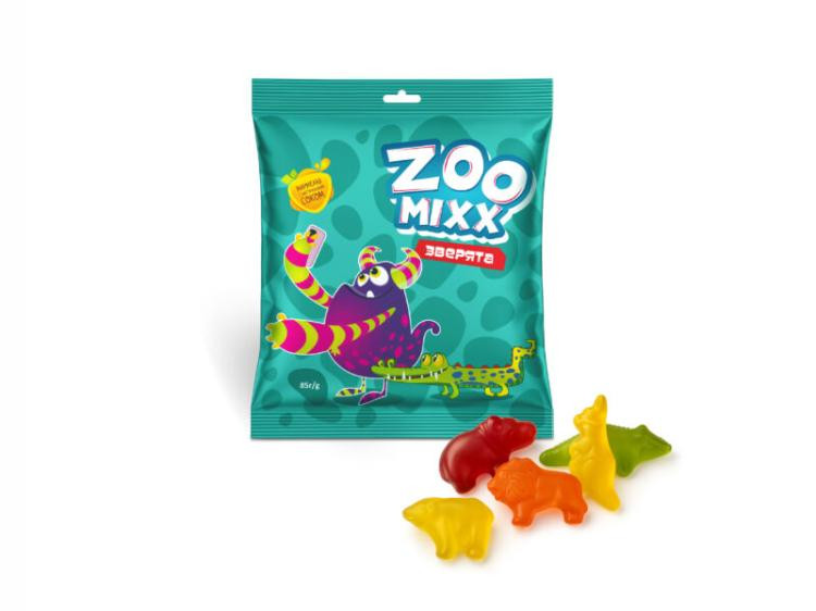 Рахат Мармелад ZooMixx Зверята 85гр (кор*30)
