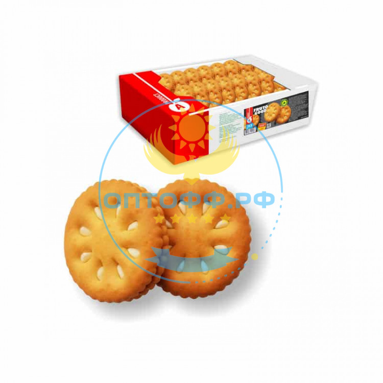 Алматинский продукт Печенье Fruto Good с молочным кремом 4 кг