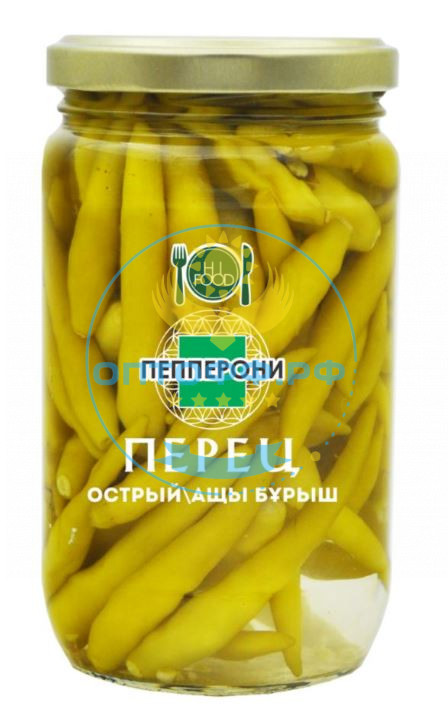 HiFood Перец острый Пепперони 380гр (упак*11)