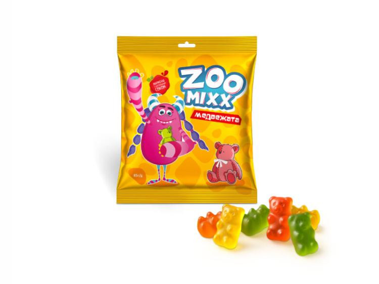 Рахат Мармелад ZooMixx Медвежата 85гр (кор*30)