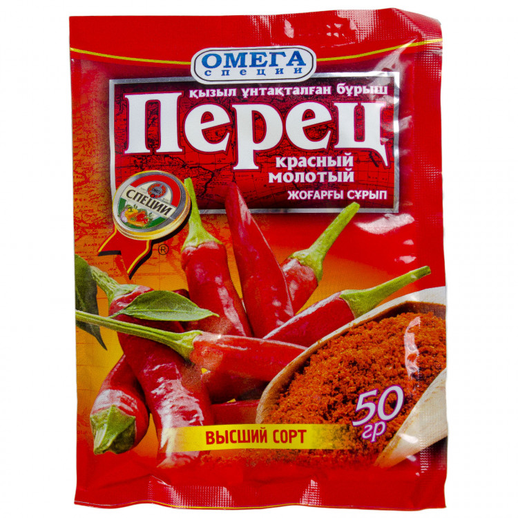 Омега перец красный мол. в/с 50гр Жгучий (кор*80)