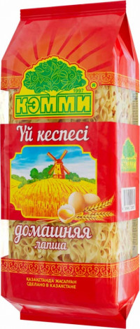 Кемми Лапша Домашняя яичная 230гр брикет (кор*24)