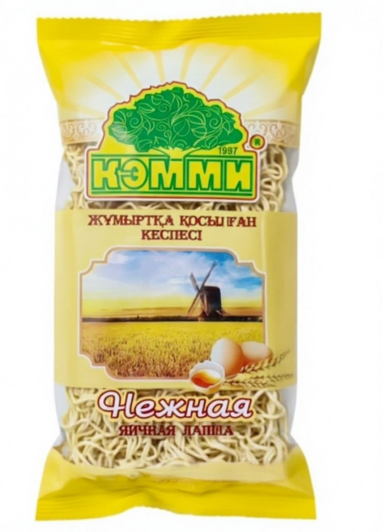 Кемми Лапша Нежная яичная 230гр брикет (кор*24)