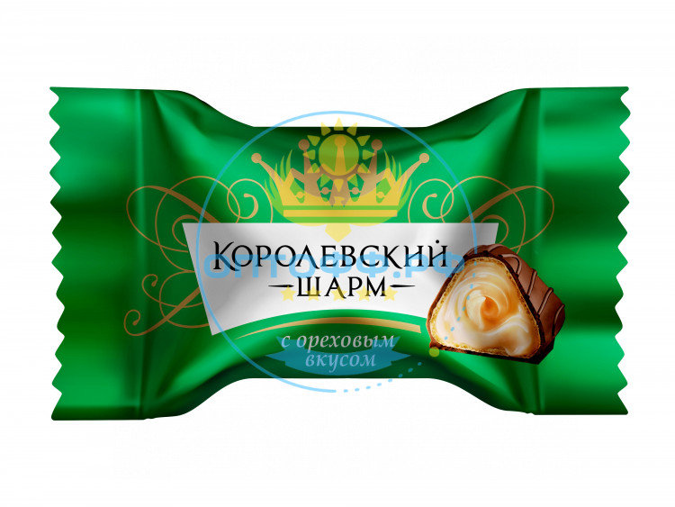 Лаконд Конфеты вафельные Королевский шарм с ореховым вкусом 1,7 кг