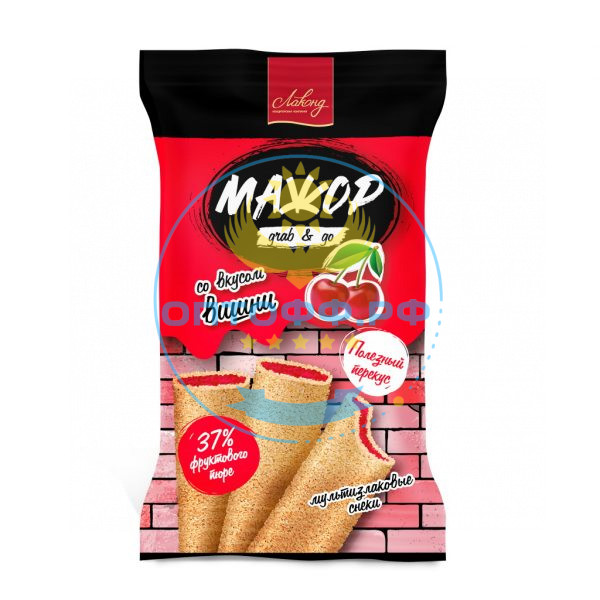 Лаконд Воздушные батончики Мажор со вкусом вишни 160гр (кор*20)