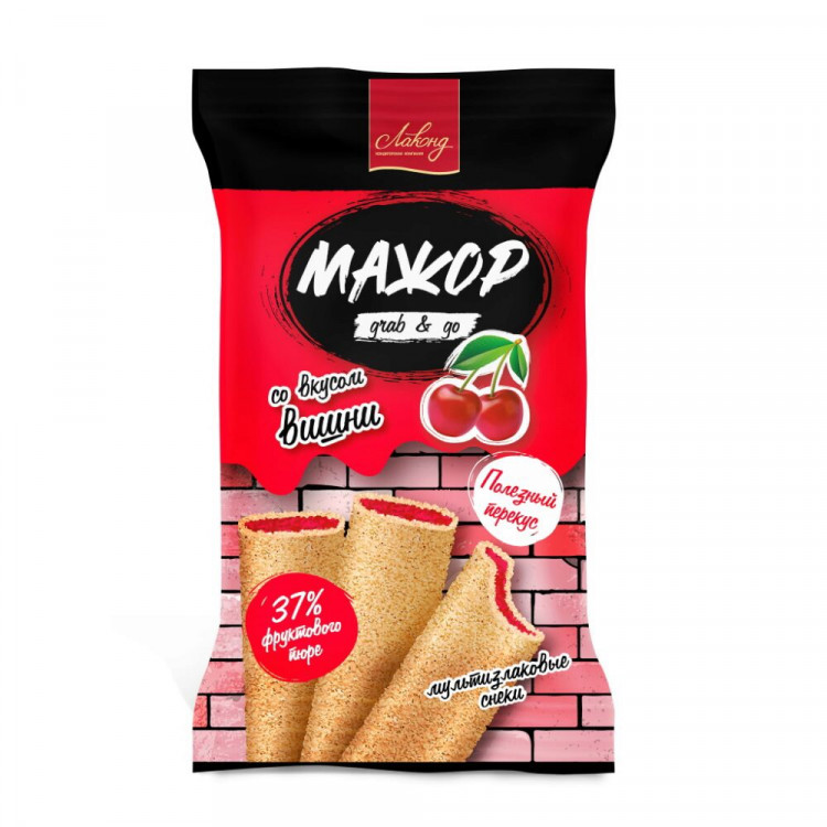 Лаконд Воздушные батончики Мажор со вкусом вишни 160гр (кор*20)