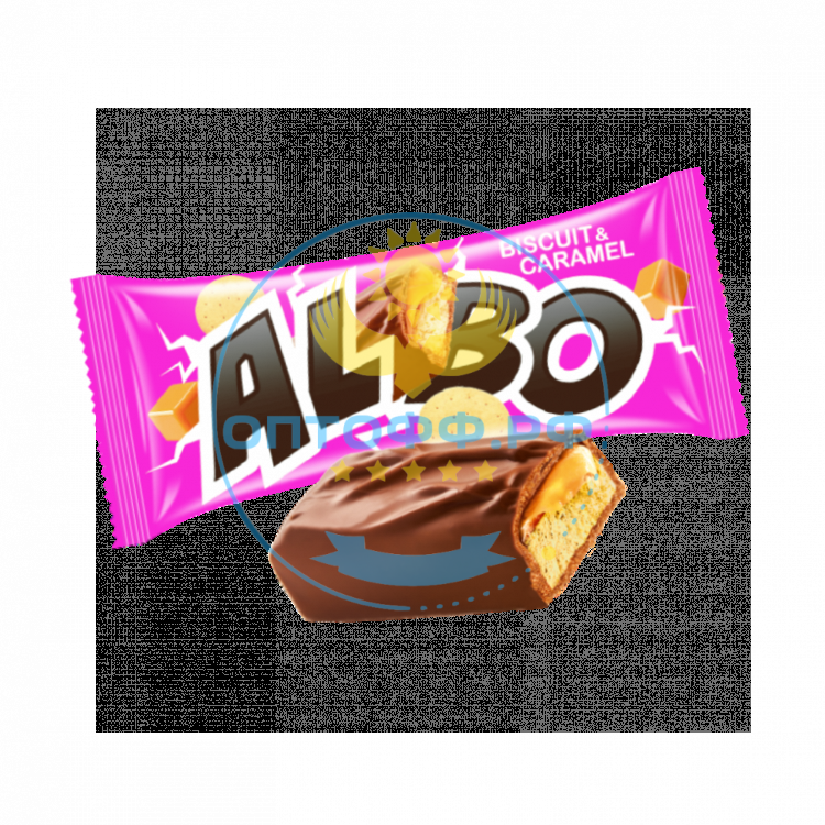 Баян Сулу ПЕЧЕНЬЕ Albo Biscuit&caramel глазированное 500гр (кор*6)