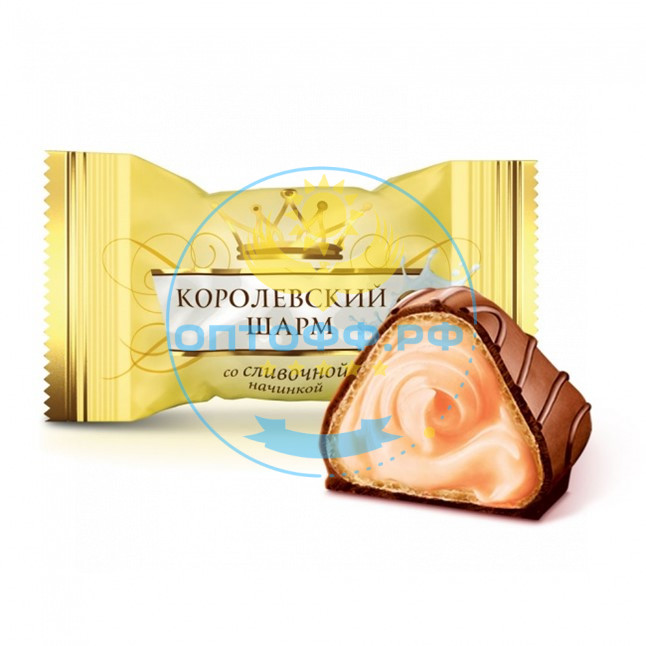 Лаконд Конфеты вафельные Королевский шарм со сливочным вкусом 1,7 кг