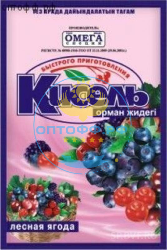 Омега Кисель 90гр. Лесная ягода (кор*50)