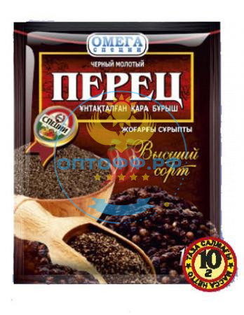 Омега Перец черный мол. в/с 10гр Красная пачка (кор*300)
