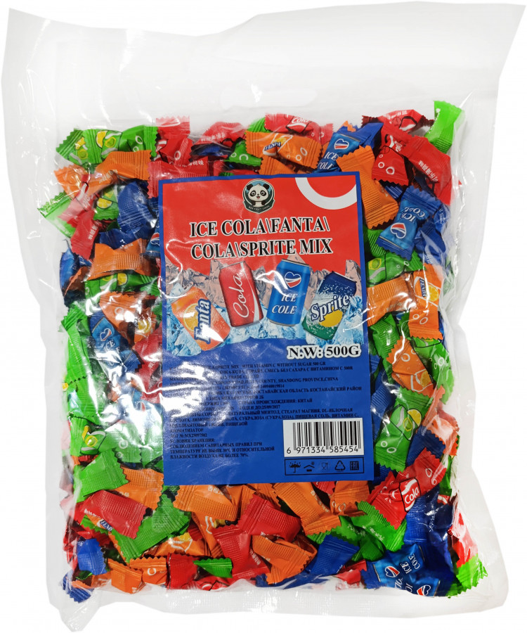 Китай ICE Cola/Fanta/Sprite MIX 500гр