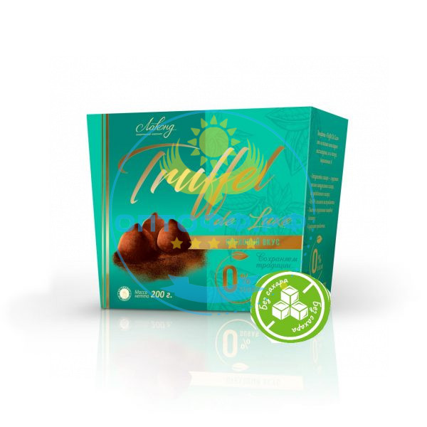 Лаконд Набор шок. конфет Trufel De Luxe ОРЕХ 200гр без сахара (кор*10)