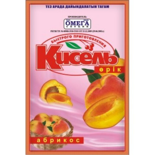 Омега Кисель 90гр Абрикос (кор*50)