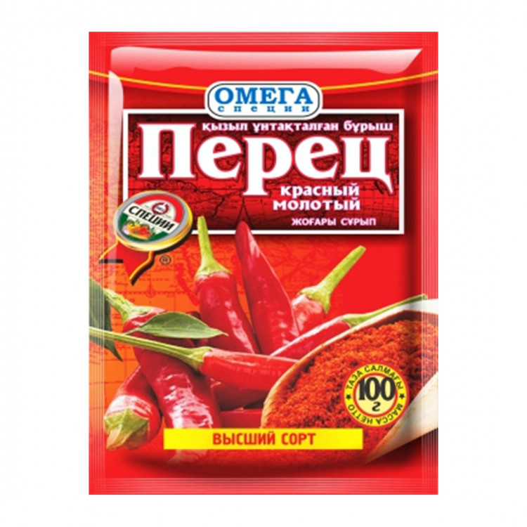 Омега перец красный мол. в/с 100 гр (кор*50)