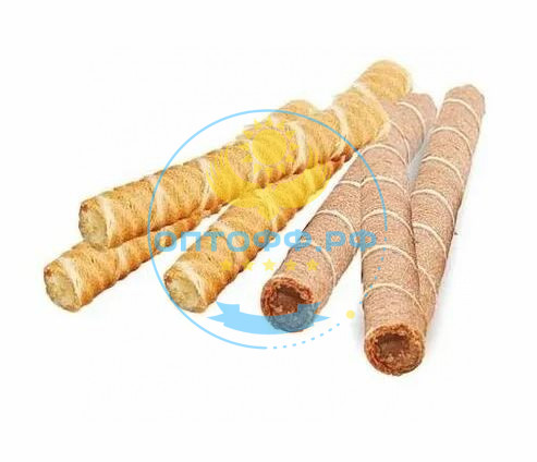 Алматинский продукт Вафельные трубочки ассорти 2 кг (кор*6)