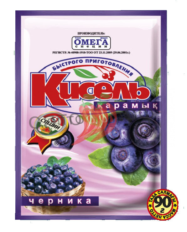 Омега Кисель 90гр. Черника (кор*50)