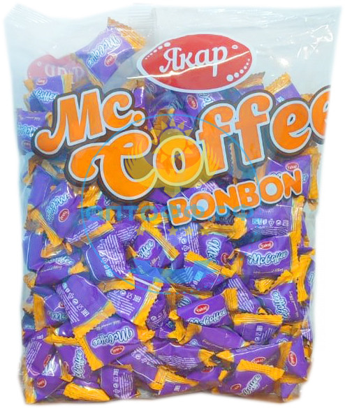ЯКАР Карамель Mc.Coffee флоупак 1 кг (кор*6)