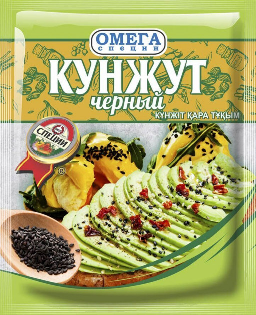 Омега Кунжут черный семена 15 гр (кор*200)