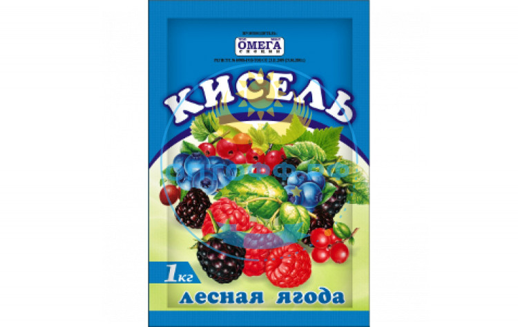 Омега Кисель Лесная ягода 1кг (кор*10)