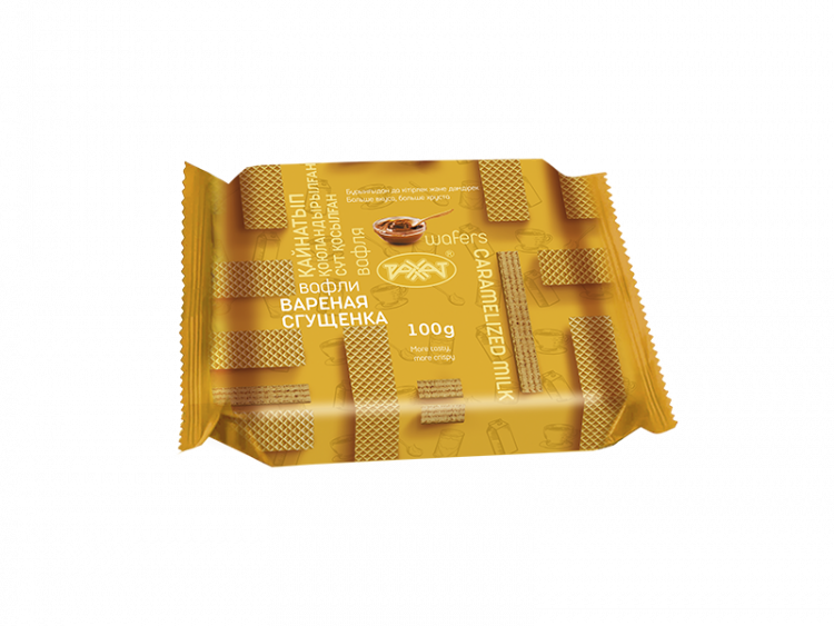 Рахат вафли Вареная сгущенка 100гр (кор*30)