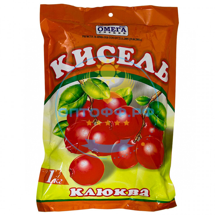 Омега Кисель Клюква 1кг (кор*10)