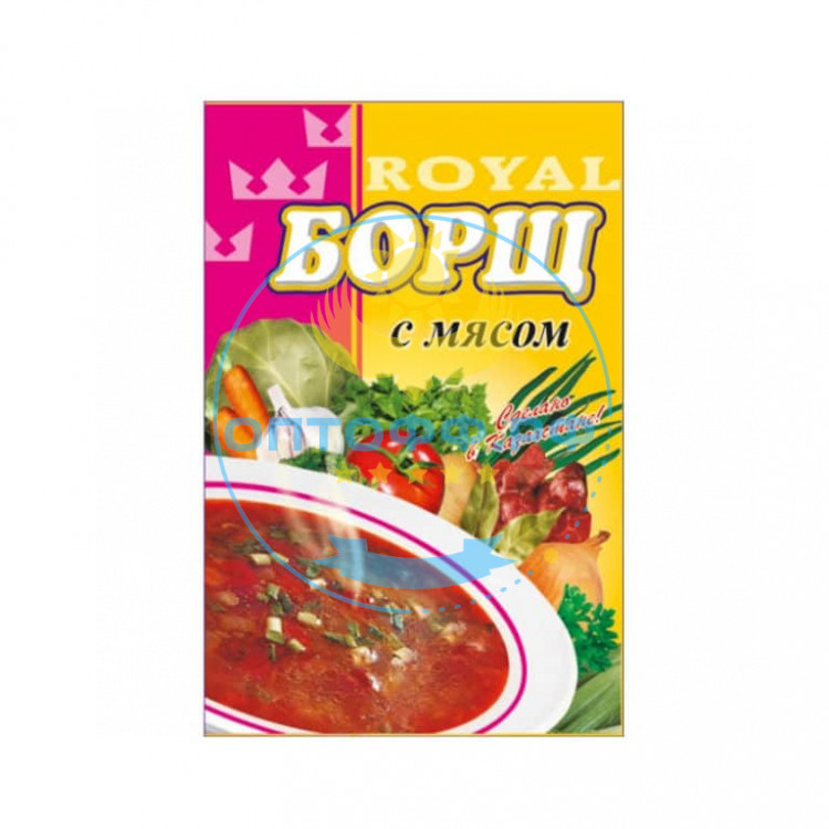 Роял Суп Борщ с мясом 50гр (кор*50)