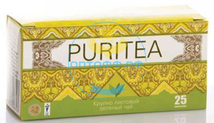 Чай Puritea 25 пакетиков Зеленый (кор*50)