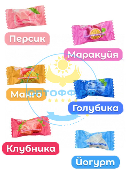 Китай Snable Йогуртовый леденец 500гр