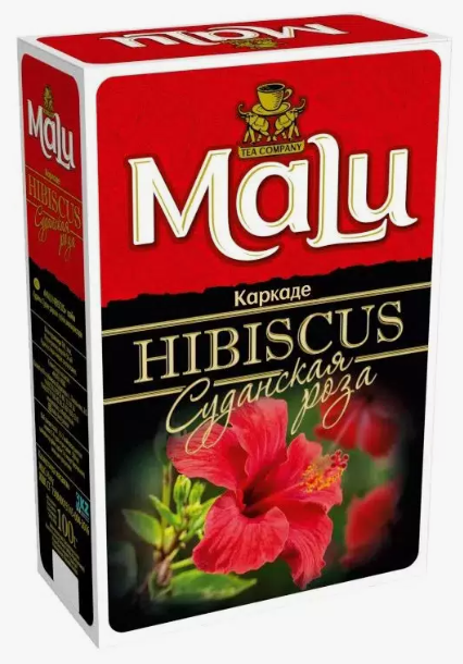 Чай Малу 100гр Каркаде Суданская Роза (кор*40)