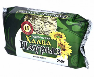 Тараз Халва подсолнечная Наурыз 250гр (кор*36)