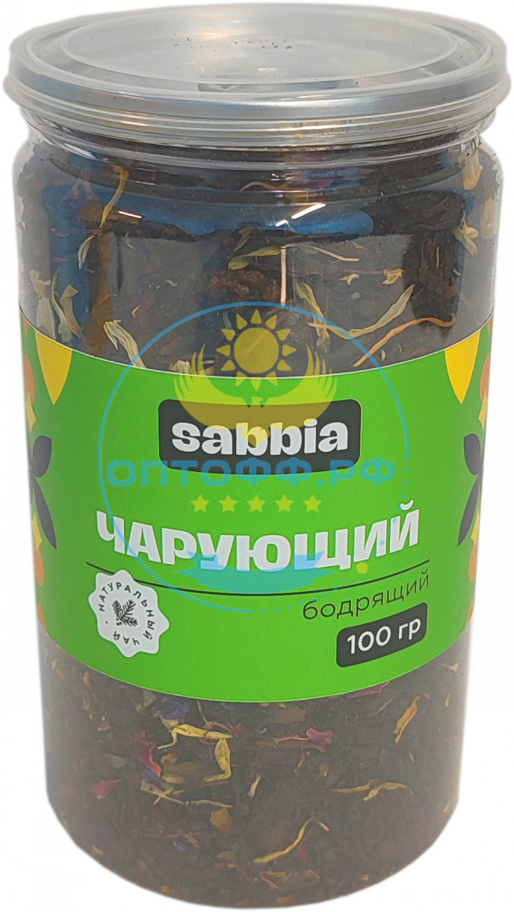 Чай Sabbia Чарующий 100гр зеленый ПЭТ (кор*60)