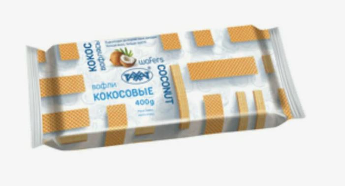 Рахат Вафли Кокосовые 400гр (кор*9)