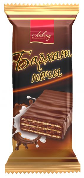Лаконд 2701 Конфеты вафельные Бархат ночи 3 кг