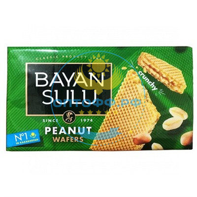 Баян Сулу вафли Bayan Sulu Penaut 105 гр (кор*36)