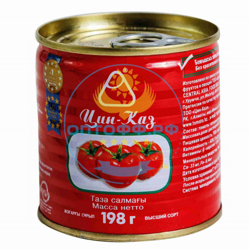 Цин-каз Томатная паста 198гр ж/б(кор*24)