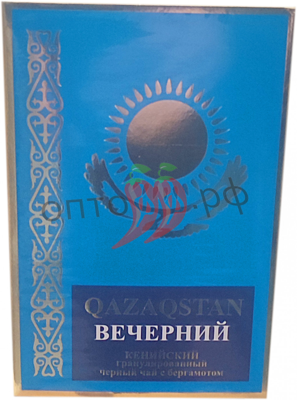Чай Qazagstan 250гр Вечерний с бергамотом (кор*60)