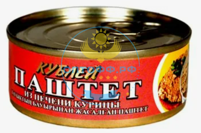 Кублей Паштет из печени курицы 100гр с опен-крышкой (кор*36)