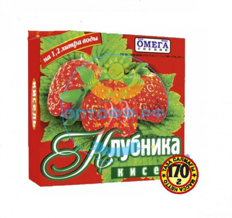 Омега Кисель 170 гр. Клубника (кор*42)